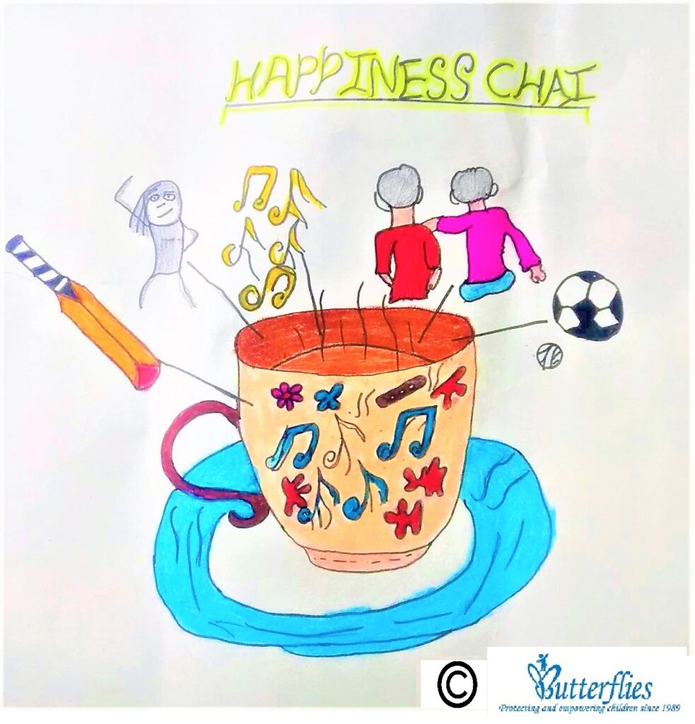 The Happiness Drawing by Saurabh Kumar | Saatchi Art-saigonsouth.com.vn